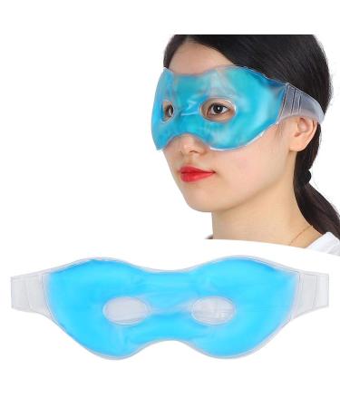Anti-Fatigue Eye Mask Hot Cold Compress Eye Mask Reusable Cooling Eye Pack for Puffy and Tired Eyes Dry Eyes Dark Circles (Blue)