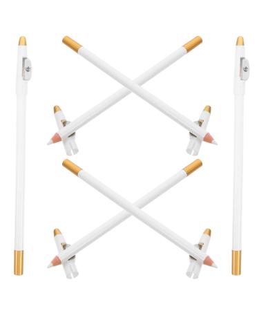 Healifty 6pi ces Lot de Crayons Maquillage pour Sourcils et Barbe Crayon Int gr Format Voyage Compact R sistant aux Bavures