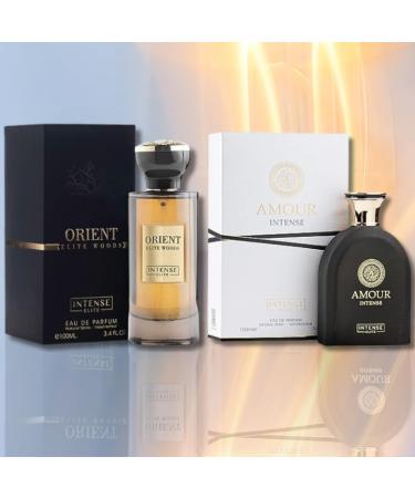 Arabian Perfumes for Women & Men Amour Intense & Orient Elite Woods(Pack of 2) Eau de Parfum100ML (3.4 OZ) Long-Lasting Perfume For Men & Women Valentine s Day Gifts With Magnetic Box Xtra Value Pack - Buy Online on GoSupps.com