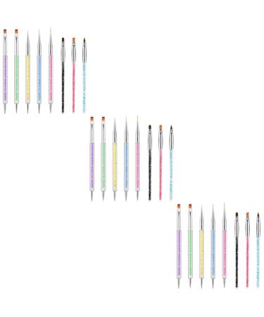 Beavorty 3 Sets Nail Pen Professional Nail Tools Nail Tools for Nail Art Gel for Nails 3d Nail Gel Nail Accessories Dotting Supply Wear-resistant Nail Tools 3d Gel Abs Drilling Pull Wire