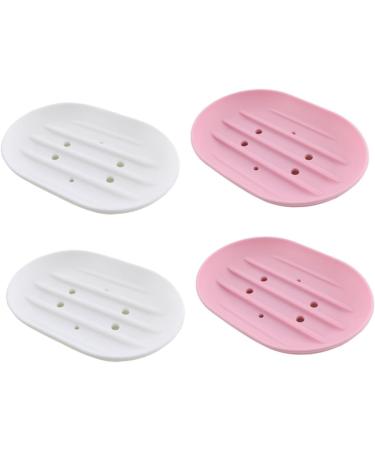 Ciieeo 12 Pcs Soap Container Silicone Travel Containers Bathroom Soap Dish Kitchen Soap Bathroom Soap Holder Kitchen Sponge Organizer Wooden Soap Holder Bar Soap Case Non-slip Soap Tray - Buy Online on GoSupps.com