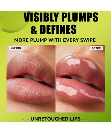 Shop 4 Colors Lip Oil - Hydrating Lip Gloss with Big Brush Head Shiny Vegan Formula Non-Sticky & Plumping Finish - Buy Online on GoSupps.com