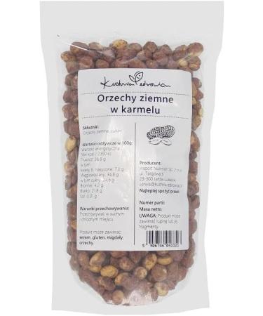  Kuchnia Zdrowia Caramelized peanuts - Preservative-free - High quality - Ideal snack - Kuchnia Zdrowia - Airtight zip-lock bag - Doypack: (500g) - Buy Online on GoSupps.com