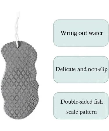 Super Soft Sponge Bathroom Exfoliant Brush - Ideal for Adults Children & Pregnant Women | Reusable Lanyard & Dead Skin Scrub - Buy Online on GoSupps.com