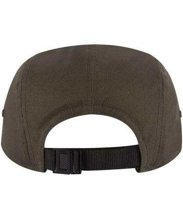 Ashe Fane Dark Grey Camper Hat | Superior Cotton Twill | Adjustable 5 Panel Square Flat Visor - Buy Online on GoSupps.com