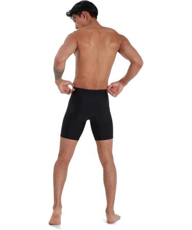 Speedo Men's Essentials Endurance+ Swim Shorts - 34 Black | High-Performance Swimwear for International Shipping - Buy Online on GoSupps.com