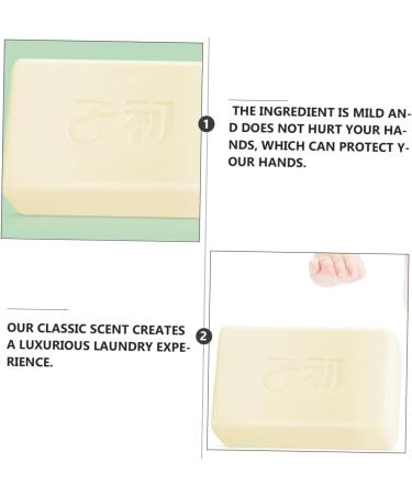 VICASKY 2pcs Laundry Soap Cleaning Solid Soap Clothes Soap Clothes Cleaning Soap Infant Soap Cleaning Soap for Baby Clothes Laundry Solid Soap Plastic Child Diaper Soap Clothing - Buy Online on GoSupps.com