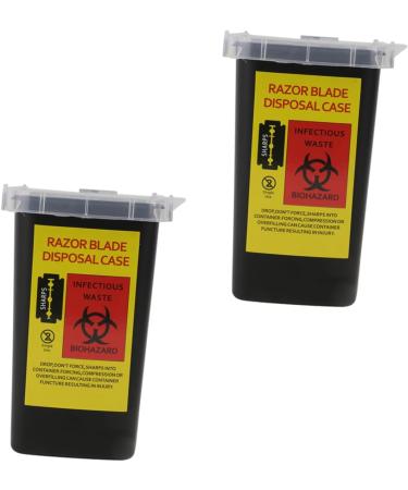 Minkissy 10 Pack Blade Storage Box - Hairdressing Flip-Top Container for Razor & Sharp Object Storage | International Shipping - Buy Online on GoSupps.com