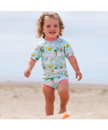 Splash About Happy Nappy Wetsuit + Reusable Swim Nappy - Little Ducks 12-24 Months - Buy Online on GoSupps.com