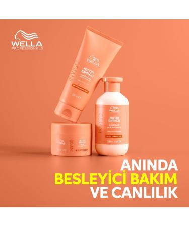 Wella Professionals Invigo Nutri-Enrich Professional Shampoo for dry and damaged hair repairs and strengthens dull hair deeply nourishing shampoo - Buy Online on GoSupps.com