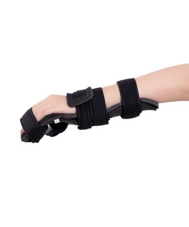 ZZBB Adjustable Wrist Support Finger Orthotics Training Fingerboard Points Hand Wrist Brace Hand Brace Functional Hand Splint for Stroke Hemiplegia Patients Tendons Exercise Left Medium