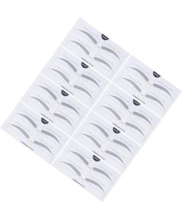 NOLITOY 2 Cosmetology Kit Eyebrow Stencils Beauty Eyebrow Card Eyebrow Stickers Card A607 Portable - Buy Online on GoSupps.com