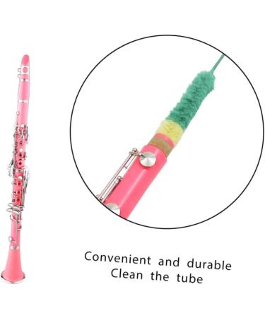 Solustre Clarinet Cleaning Brush - 2 StK Tool Kit for Wind Instruments | Flute Fiber & Cleaning Pad - Perfect Care for Clarinets - Buy Online on GoSupps.com