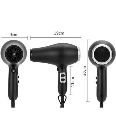 Ionic Hair Dryer 2000 W Far Infrared Professional Powerful Blow Dryer with 2-Speed and 3 Temperature Settings Cool Shot Function Powerful AC Motor Drier Lightweight Fast Drying for Home and Salon - Buy Online on GoSupps.com