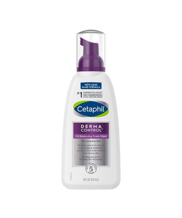Cetaphil PRO DermaControl Foam Wash 8 oz - Gentle Facial Cleanser - Buy Online on GoSupps.com
