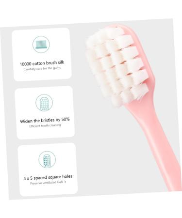 Frcolor 4-Pack Soft Cotton Nylon Toothbrush Set - Ideal Oral Care for Children & Teens | Lively Family Toothbrushes for Gentle Cleaning - Buy Online on GoSupps.com