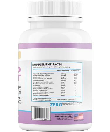 Thyroid Support Supplement for Women & Men - Boost Focus Mental Clarity & Energy with Ashwagandha Iodine Zinc Kelp Vitamin B12 & More - 60 Count - Buy Online on GoSupps.com