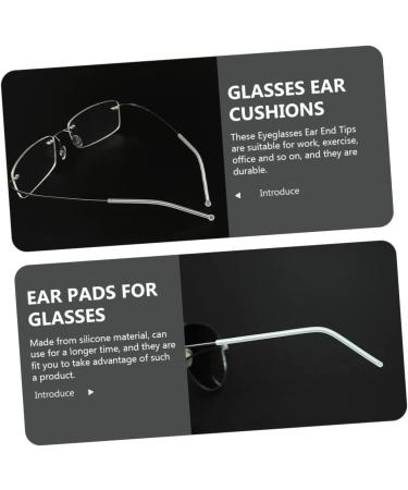 Coheali 12 Pairs Silicone Glasses Leg Coverings & Earring Ear Pads - Durable Protection for Sunglasses & Eyeglasses - Child-Safe Design - 7x0.45cm - Buy Online on GoSupps.com