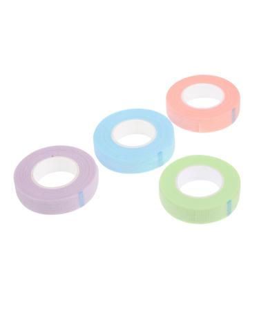 Angoily 4 Rolls Eyelash Eyelid Tape Eyelash Lifting Tapes Eyelash Beauty Tools Lady Tools Lash Extension Auxiliary Tool Eyelash Tool Green Duct Tape Eye Patch Non-woven Fabric