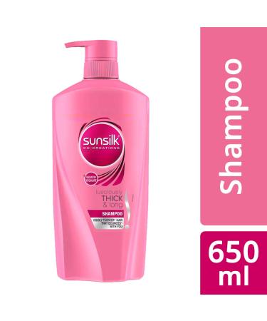 Sunsilk Lusciously Thick and Long Shampoo 650ml - Get Strong, Healthy Hair - Buy Online on GoSupps.com