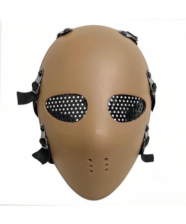 CMAIR4U Tactical Full Face Mask Airsoft CS BB Game Safety Mask for Painball Shooting Skin Color