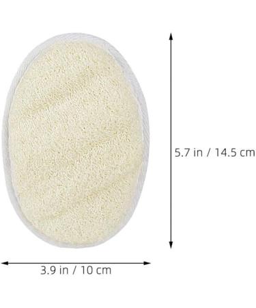 NOLITOY 3pcs Natural Loofah Sponge Set - Exfoliating Bath & Shower Body Brush for Spa Skincare & Makeup Removal - Buy Online on GoSupps.com