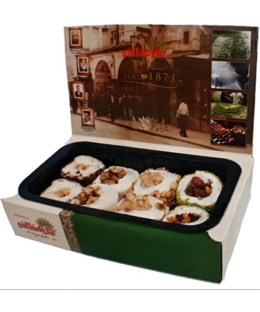 Gulluoglu Assorted Sultan Turkish Delight 8 XL pieces (250 gr) (Pack of 1) 4 Assortments daily fresh shipment from Istanbul - Buy Online on GoSupps.com