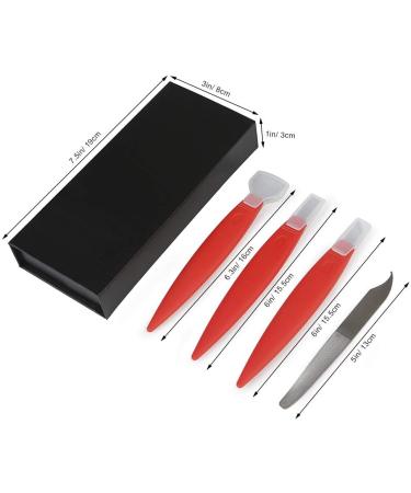 BEZOX Pedicure Shavers Set - Professional Foot Care Kit - Stainless Steel Dead Skin Remover Tool (Red) - Buy Online on GoSupps.com