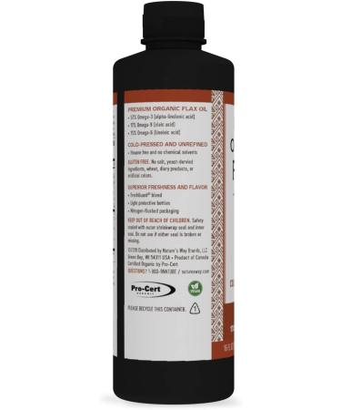 Buy Nature's Way EfaGold Organic Flax Oil 16 Fl Oz - USDA Certified, Premium Quality - Buy Online on GoSupps.com