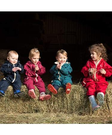 Kids Waterproof All-in-One Shell Rainsuit 4-5 Years Green - Essential Outdoor Clothing by Hippychick - Buy Online on GoSupps.com