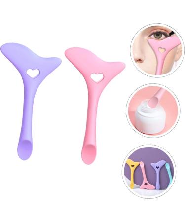 Mikinona 2 Pcs Eyeliner Silicone Stamps Eye Mascara Eyeshadow Face Cream Girl Miss - Buy Online on GoSupps.com