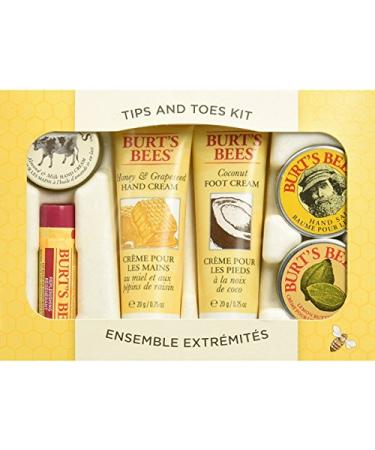 Burt's Bees Tips & Toes 6 Piece Kit for Women | Natural Nail Care & Foot Treatment | Buy Internationally - Buy Online on GoSupps.com