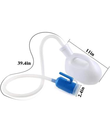 2000 ML Men's Urinal Portable Male Pee Bottle With 39.4" Long Tube And Lid For Hospital Home Camping Car Travel Male Use (Color : White) - Buy Online on GoSupps.com