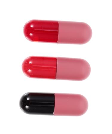 PACKOVE 3pcs Lip Gloss Alternative Lip Tint Pomade Moisturizing Vitamin Protector Day Night Gloss