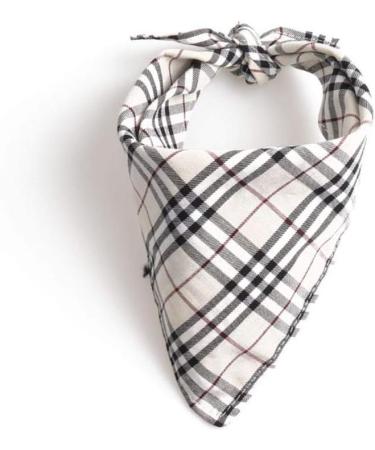 UANOU Dog Bandanas - Triangle Bib Cotton Scarf Red Plaid for Small & Medium Pets | Stylish Pet Supplies M - Buy Online on GoSupps.com