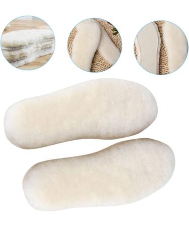 FOMIYES 4 Pairs Wool Insoles - Warm Comfort for Shoes & Boots | Fleece Shoe Inserts for Winter - Buy Online on GoSupps.com