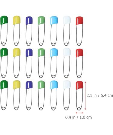300 Pcs iplusmile Safety Pins for Baby Diapers and Clothing - Colorful 5.4x1cm - Childproof Locking Design - Buy Online on GoSupps.com