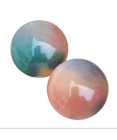 UNbit Stress Ball Ball Stretcher Magnetic 50mm Artificial Cat Tiger Eye Crystal Baoding Balls Chinese Meditation Balls