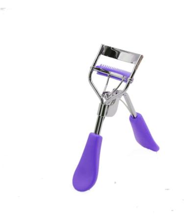Purple Handle Women Eye Curling Eyelash Curler Comb Clip Beauty Makeup Tool Eyelash Curler Multiple Colors - Buy Online on GoSupps.com