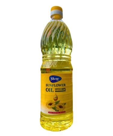 BLLU EYE Sunflower Oil 1L (Pack of 6) | 100% Pure Refined Sunflower Oil Great for Cooking Baking Frying Salads & Sauces