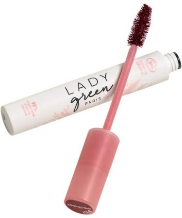 LADY GREEN | Volume Mascare - Burgundy Color - Nourishes Protects & Softens - Organic and Vegan - Made in France - Buy Online on GoSupps.com