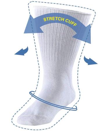Silverts Extra Wide Edema Diabetic Socks - Medium Black | Men's & Women's Disabled Elderly Needs - Buy Online on GoSupps.com
