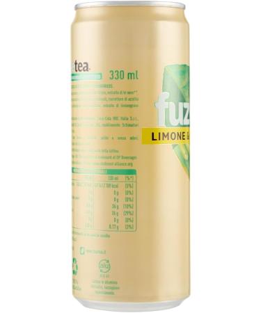  Italian Gourmet E.R. 48 x Fuze Tea black tea lemon with a hint of lemon sleek can 33 cl lemon iced tea + gourmet Italian polpa 400 g - Buy Online on GoSupps.com