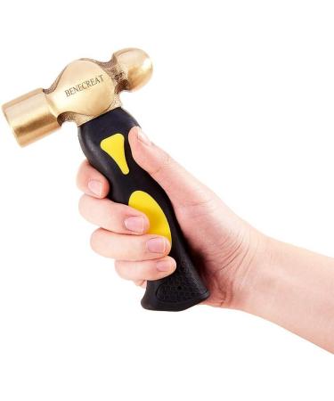 BENECREAT 1lb Brass Metal Stamping Hammer for Jewelry Making - 6.3 Long - Buy Online on GoSupps.com