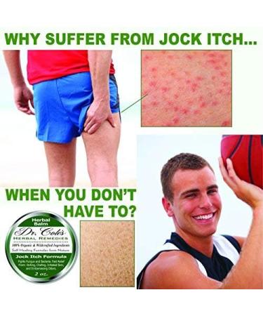 Dr. Cole's Organic Jock Itch Formula - Fungal Infection Relief for Ringworm, Itching, and Odor - Buy Online on GoSupps.com