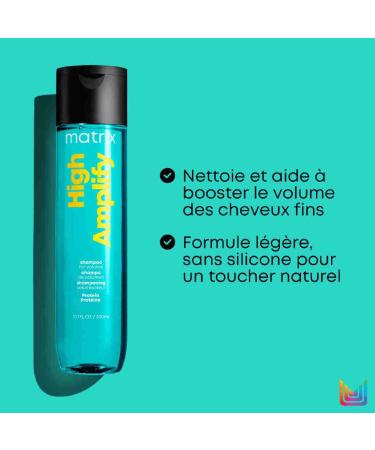 Matrix Volume Shampoo for Fine Hair Adds Volume & Strengthens High Amplify 300ml - Buy Online on GoSupps.com
