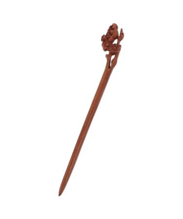 Didiseaon Peach Wood Hairpin Wooden Hair Stick Hair Bun Stick Women Hair Accessories Delicate Hair Chopsticks Hair Stick Chopsticks for Hair Women Hair Stick Long Hair Stick