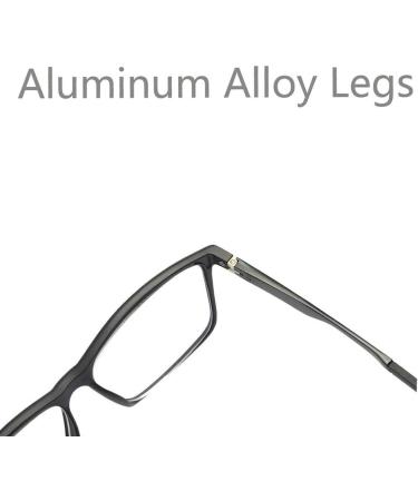 Kokobin Anti-Blue Light Reading Glasses for Men & Women - Blue Light Filter Computer Glasses with Feder Hinge - +1.0 Black - Buy Online on GoSupps.com