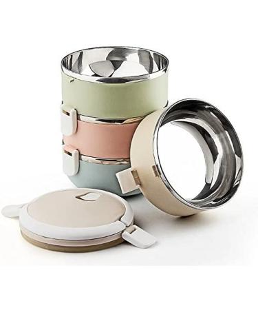 Spill Proof Stainless Steel Pet Travel Bowl - 4 Layer Portable Water and Food Storage Container with Handle for Outdoor Traveling - Buy Online on GoSupps.com