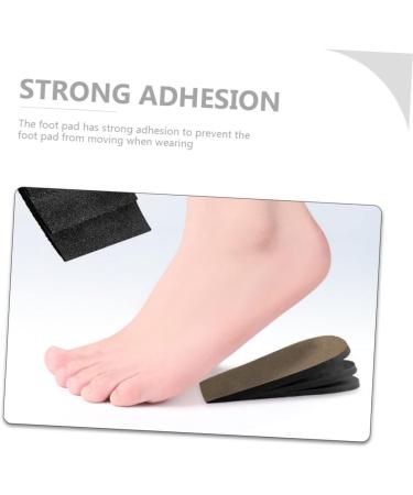 NOLITOY 4 Pairs Inner Heightening Insoles - Men's Shoe Lifts Anti-Slip Orthopedic Heel Inserts Soft EVA Suede Pads for Comfort & Support - Buy Online on GoSupps.com